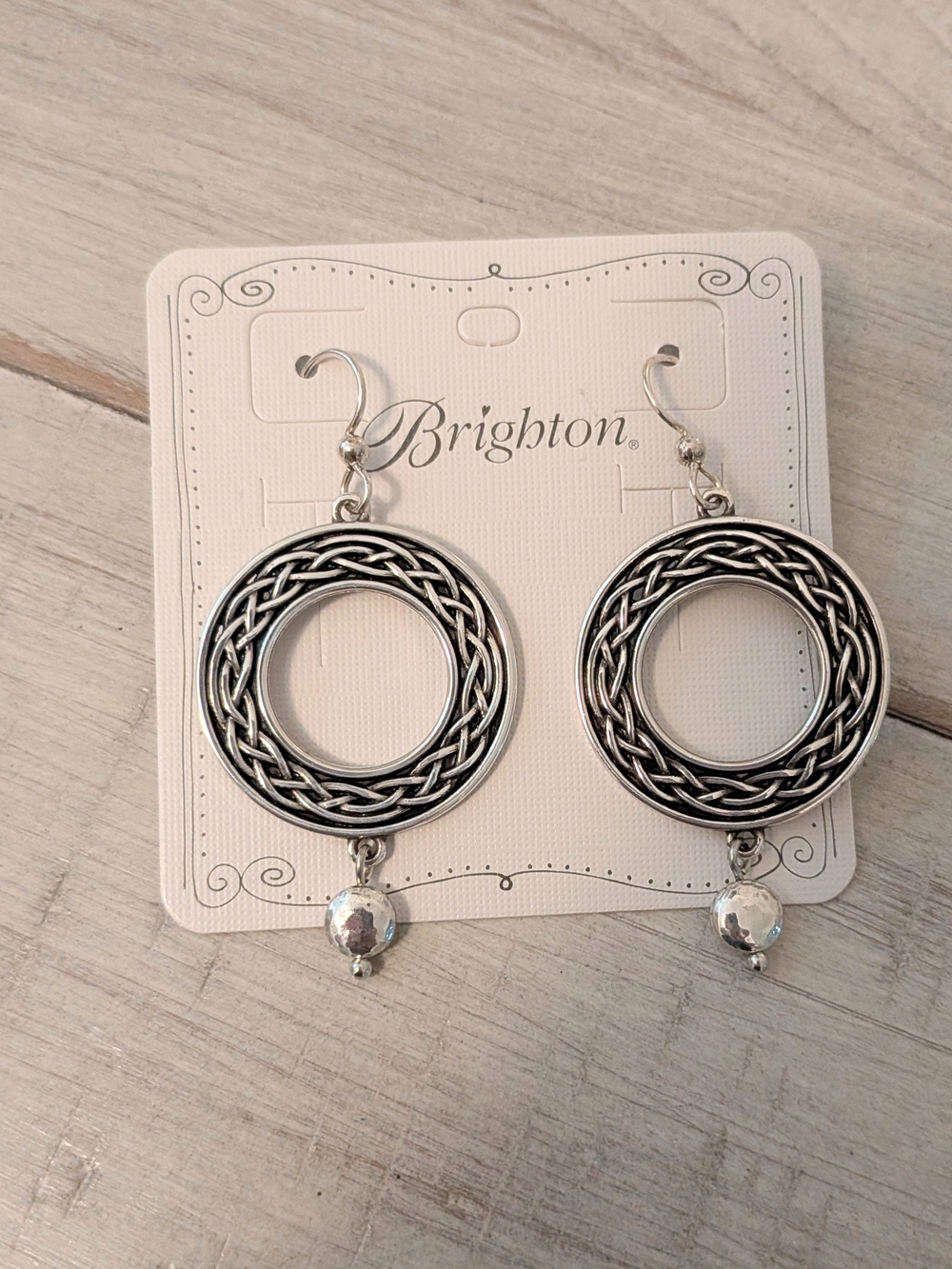 Brighton Interlock Weave French Wire Earrings